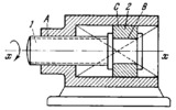 THREE-LINK SCREW-TYPE MECHANISM WITH TURNING AND SLIDING PAIRS