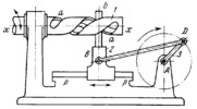 LEVER-SCREW MECHANISM WITH A SLIDER-CRANK DRIVE