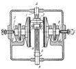 FRICTION-TYPE REVERSING MECHANISM FOR TWO SHAFTS