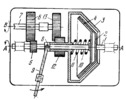 TWO-SPEED FRICTIONAL AND SPUR GEARING MECHANISM