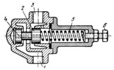 RELIEF VALVE MECHANISM WITH A DAMPING ORIFICE