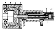 HYDRAULIC CHUCK MECHANISM FOR CLAMPING BEVEL GEARS