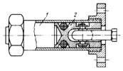 SINGLE-ACTING ACTUATING CYLINDER MECHANISM