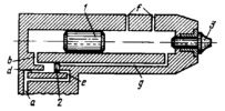 AIR HAMMER MECHANISM WITH VALVE-TYPE AIR DISTRIBUTION