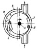 LEVER MECHANISM OF A DOUBLE HINGED-VANE ROTARY PUMP