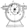 LEVER MECHANISM OF A HINGED-VANE ROTARY PUMP WITH LARGE ANGLE OF VANE SWING