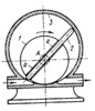 LINK-GEAR MECHANISM OF A ROTARY VANE PUMP WITH A CARDIOID-SHAPED HOUSING