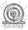 LINK-GEAR ECCENTRIC MECHANISM OF A DOUBLE-ROTOR SPLIT-COLLAR ROTARY PUMP