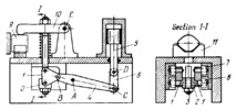 LEVER MECHANISM OF A HYDRAULIC ROLLER-TYPE CLAMPING DEVICE