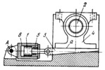 WEDGE-LEVER MECHANISM OF A SWIVELLING-CYLINDER HYDRAULIC CLAMPING DEVICE