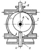 LEVER-CAM MECHANISM OF TWO-CHAMBER DOUBLE-ABUTMENT ROTARY PUMP