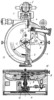 LEVER-GEAR MECHANISM OF A GAS MEAN-PRESSURE INDICATOR