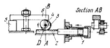 RACK-AND-PINION MECHANISM OF A HYDRAULIC ECCENTRIC CLAMPING DEVICE