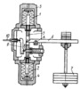 LEVER MECHANISM OF A GAUGE FOR MEASURING PRESSURE DIFFERENCE
