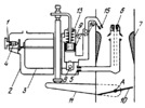 LEVER MECHANISM OF AN AUTOMOBILE CARBURETTOR WITH AN ACCELERATING PUMP