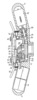 Section view of clamping nut according to the invention
