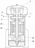 Section through laboratory Centrifuge Transmission