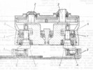 Vertical section through the mechanism