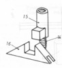 Axonometric view of vertical displacement mechanism stereotyped