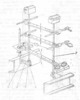Representation in plan view and side of the eccentric bushing