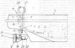 Schematic side view of a device for controlling speed and direction