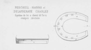 Tav. XIII, Peschell Hans et Delafrenaye Charles, Systeme de fer à cheval dit Fer à crampon circulaire