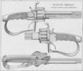 Tav. XLV, Michele Ambrogio, Sciabola revolver, sistema Micheloni