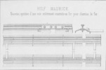Tav. 13, Hilf Maurice, Nouveau système d'une voie entièrement construite en fer pour chemins de fer