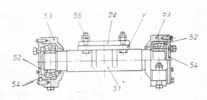 Longitudinal section through a bearing
