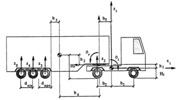 Mathematical model of the tractor-trailer assembly