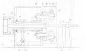 Axial section through the device