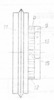 Plan view of the roller of the previous figure