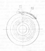 Cross-sectional view of the roller unit