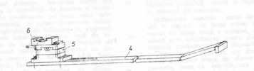Perspective view of the adjustable brackets and mounting