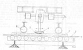 Side view of the machine