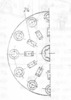 Sectioned rotating drum with a plan