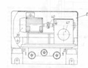 Side view of rotation device