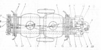The device illustrated in top view