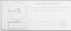 Tav. 39, Ferrero Vincenzo, Contatore meccanico dei giri da applicarsi sopra ed al centro delle macine