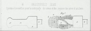 Tav. 52, Greenfield Jean, Système d'écouvillon pour le nettoyage des armes et des rayures des pièces d'artillerie
