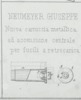 Tav. 147, Neumeyer Giuseppe, Nuova cartuccia metallica ad accensione centrale per fucili a retrocarica