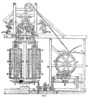 Detail of rigging plait machine II.