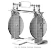 Image from the Hauksbee´s electrical maquine.