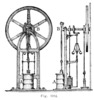 Scheme of a lower cylinder vertical machine.