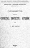 Title page of book Fundamentos de la Geometría Proyectiva Superior