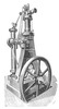 Image of first test diesel engine