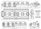 Image of 800HP diesel engine supporting plates