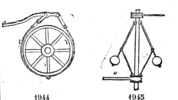 Speed regulator from a steam engine.