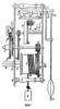 Scheme pendulum clock.