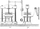 Tissue stamper press.